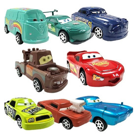 Kit Carros Cars Disney 8 Carrinhos Plástico A Fricção! 