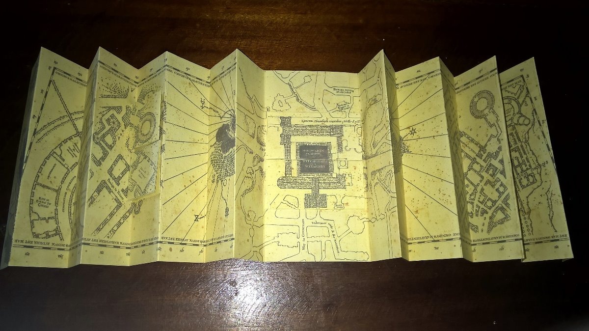 Kit Carta De Hogwarts Com O Mapa Do Maroto - R$ 99,00 em 