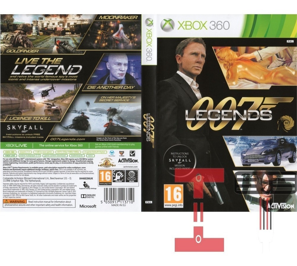 007 Legends Xbox 360, 007 xbox 360