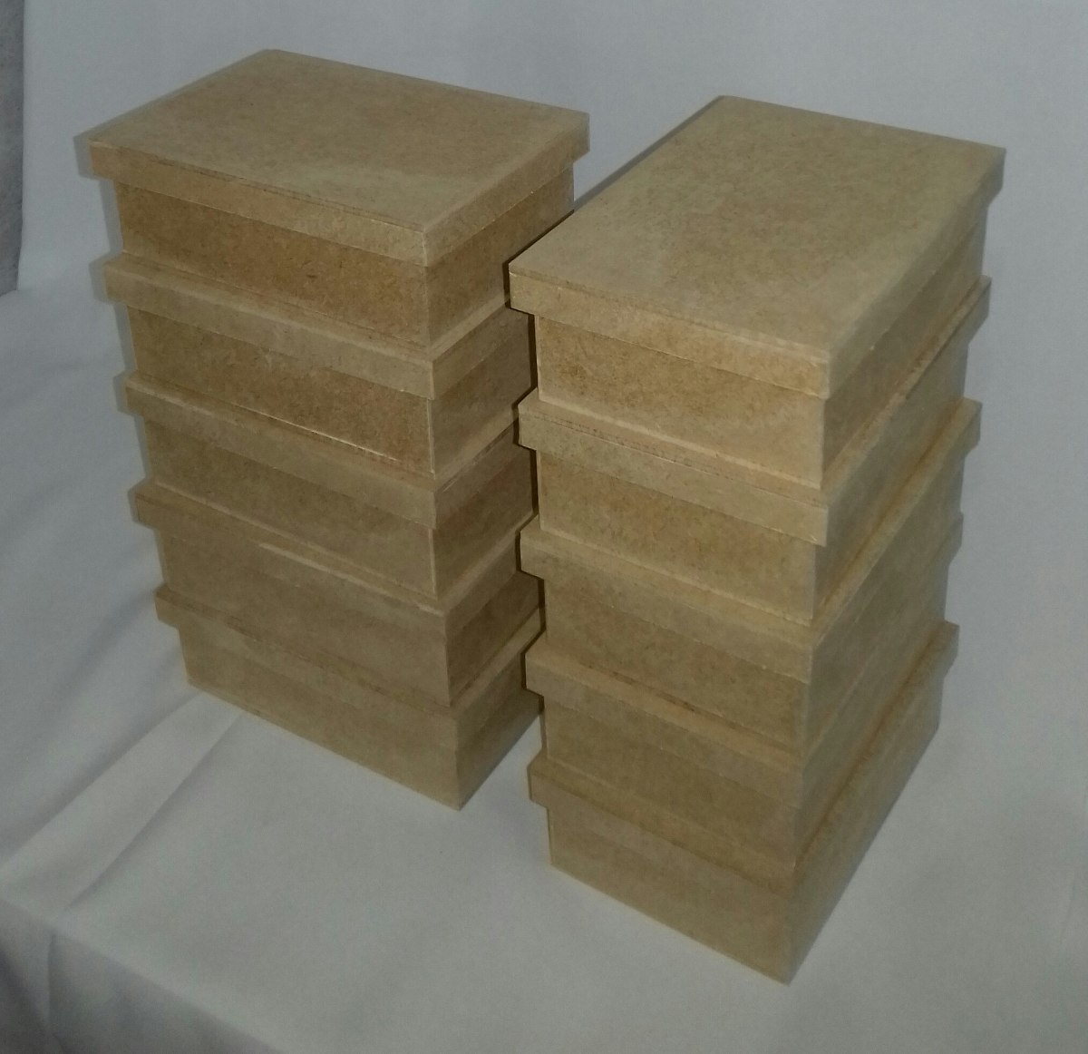 Kit Com 10 Caixas Mdf Cru 10x15x5 Cm Lembrancinha - R$ 26,20 em Mercado