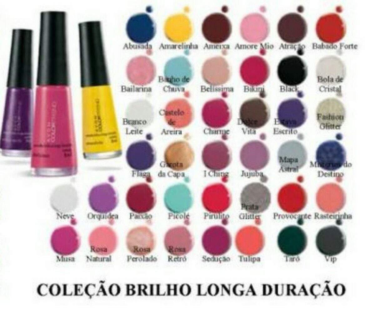 Kit Com 10 Esmaltes Color Trend Avon Sortidos - R$ 65,99 