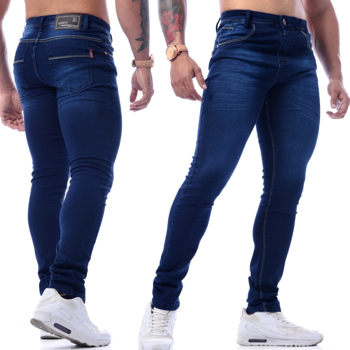 calças skinnies masculinas mercado livre