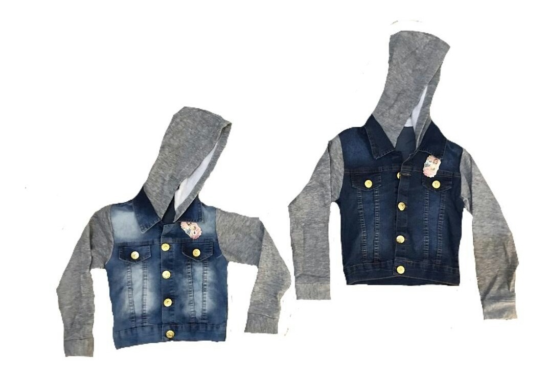 jaqueta jeans infantil mercado livre