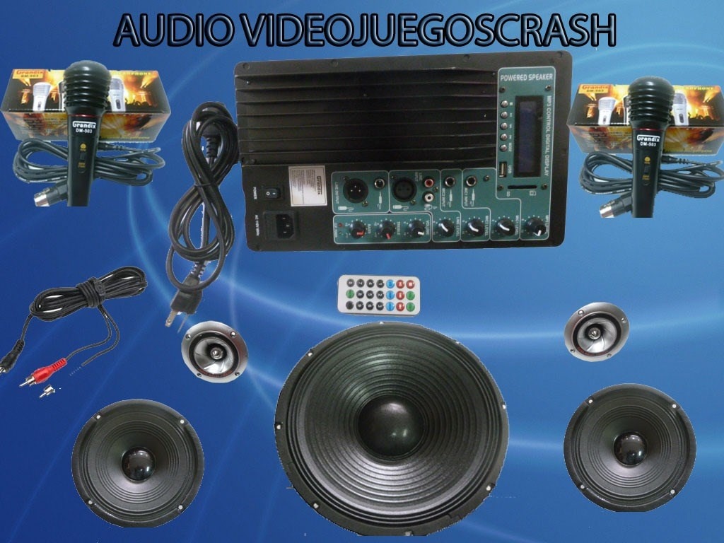 Kit Completo Audio Amplificador Ideal Para Rockola - $ 2,999.00 en
