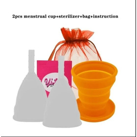 Kit Copa Menstrual S - L + Vaso Esterilizador +bolsita