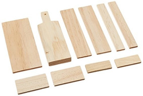 Pájaros Artesanía Para Comedero Madera Sin T De Kit Rc4AqjL35