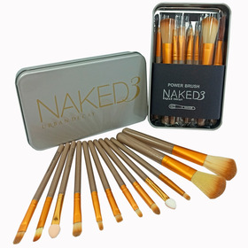 Kit De Brochas De Maquillaje Naked 3 Urban Decay Set X 12