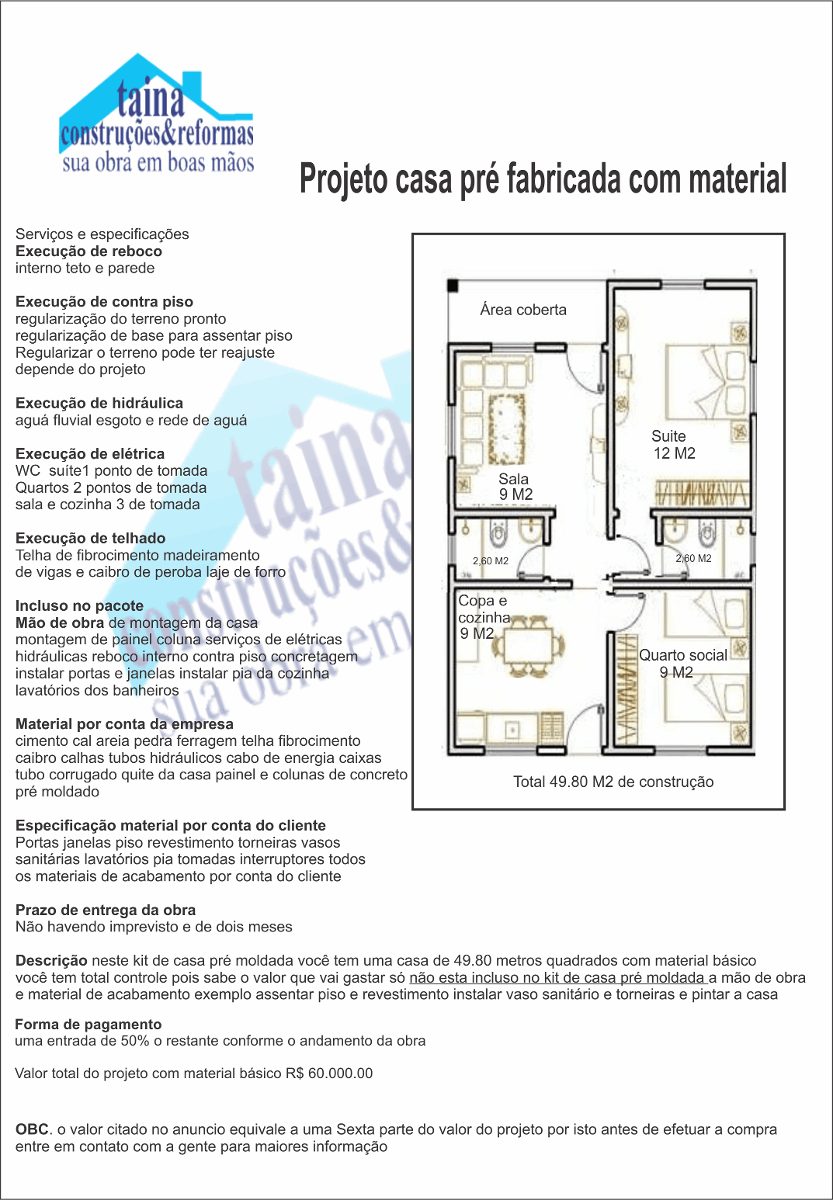 Kit De Casa Pr Moldada Semi Pronta O M2 Com Material R 650 00 ~ Como Saber Quantos Metros Quadrados Tem Um Quarto Kit De Casa Pr Moldada Semi Pronta O M2 Com Material R 650 00 ~ Como Saber Quantos Metros Quadrados Tem Um Quarto