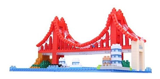 nanoblock golden gate bridge