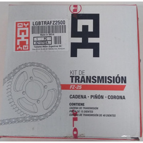 Kit De Transmisión Origial Qy Fz-25 Yamaha - Motor Dos