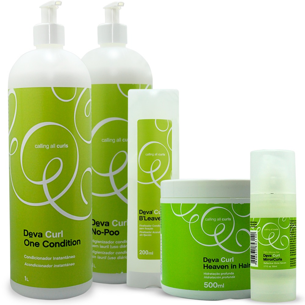 Kit Deva Curl Salao Para Cabelos Cacheados 5 Produtos R 615