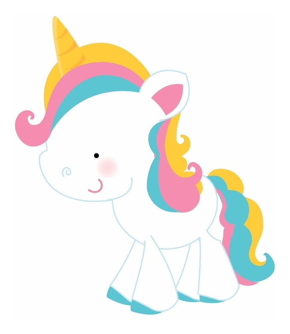 Kit Digital Unicornio Elementos Png Jpg Scrapbook + Brinde - R$ 7,99 em