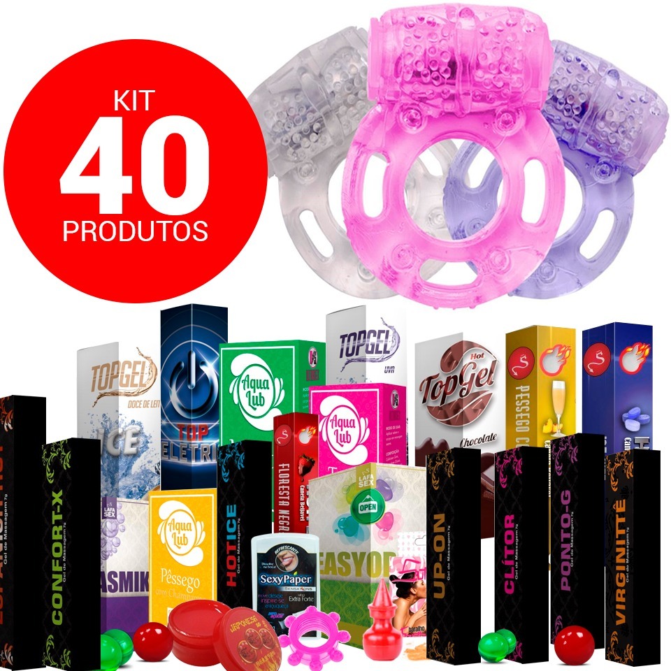Kit Erotico 40 Produtos Eroticos Sex Shop Frete Gratis R 120