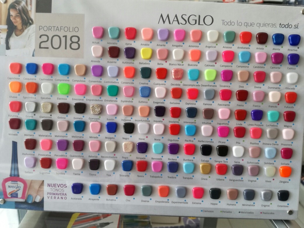 Kit, Esmaltes Masglo, Pinturas Acrilicas, Exhibidor De 