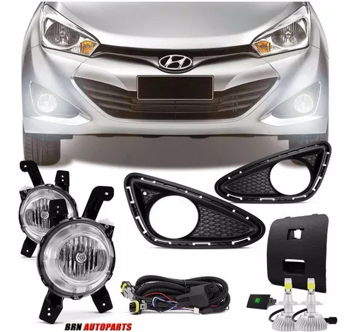 Kit Farol Milha Hb20 12 A 15 Hb20s 13 14 + Super Led 6000k