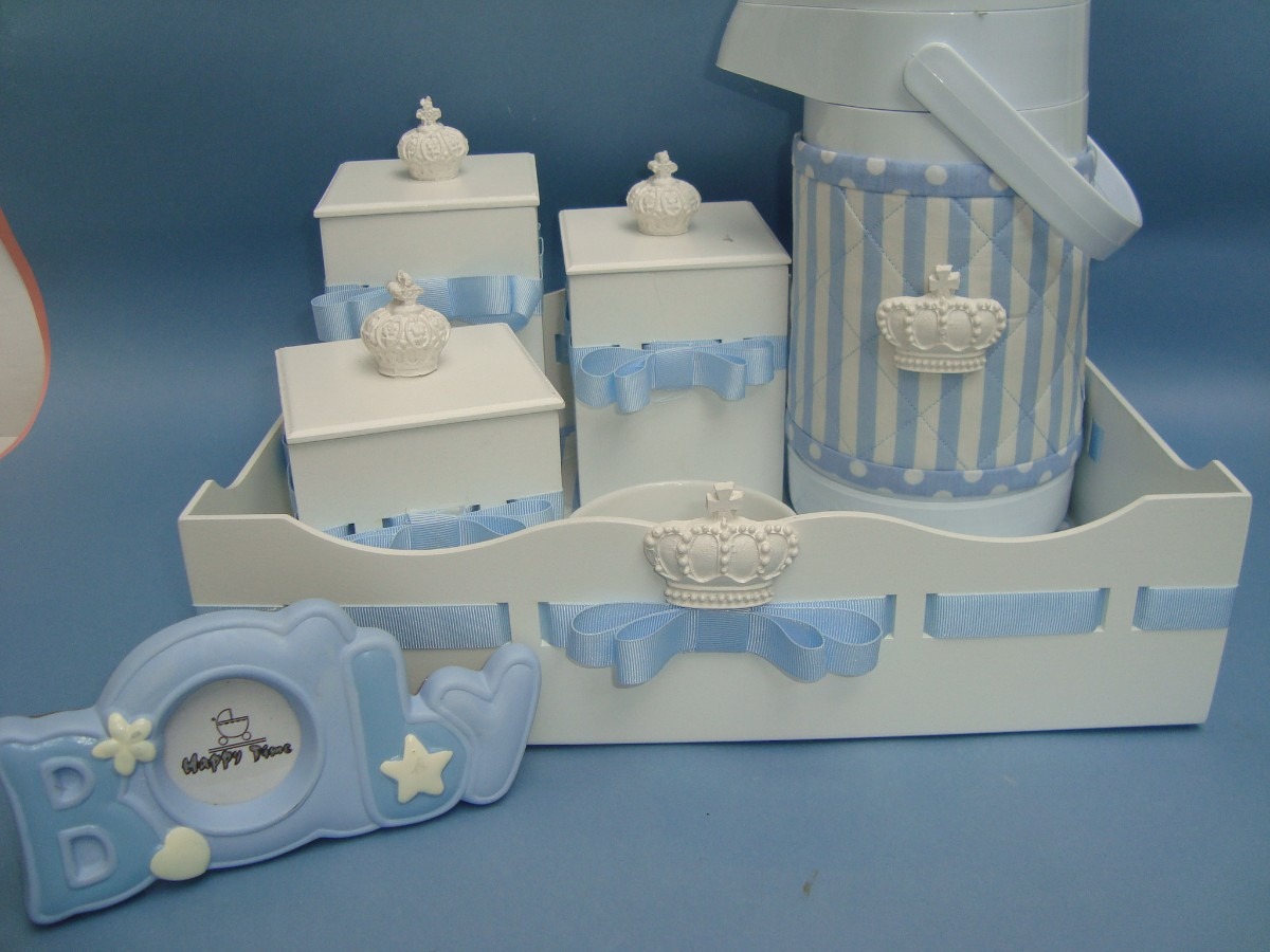 Kit Higiene Beb u00ea Principe Em Mdf Com Garrafa Térmica R$ 255,00 em Mercado Livre -> Como Decorar Kit De Higiene Para Bebe Em Mdf Kit Higiene Beb u00ea Principe Em Mdf Com Garrafa Térmica R$ 255,00 em Mercado Livre -> Como Decorar Kit De Higiene Para Bebe Em Mdf