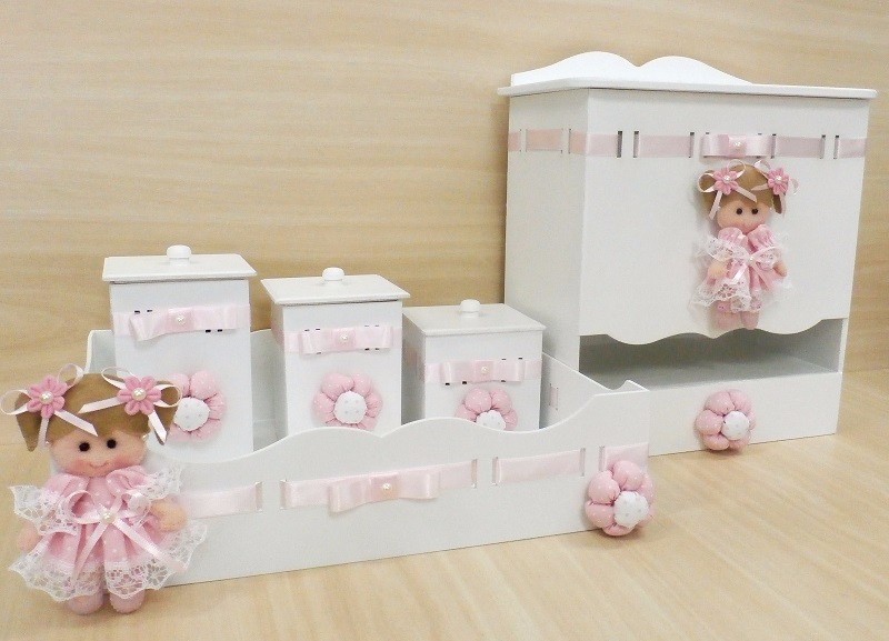 Kit Higiene Mdf Quarto Bebe Decoracao Kt006 R$ 269,99 em Artesanato Xicara De Garrafa Pet ~ Kit Higiene Mdf Quarto Bebe Decoracao Kt006 R$ 269,99 em