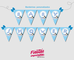 Kit Imprimible Baby Shower Varon Mickey Bebe Con Juegos Kit Imprimible Baby Shower Varon Mickey Bebe Con Juegos