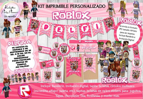 Kit Imprimible Candy Bar Roblox Niña Rosa Personalizado - give me candy sweater roblox Kit Imprimible Candy Bar Roblox Niña Rosa Personalizado - give me candy sweater roblox