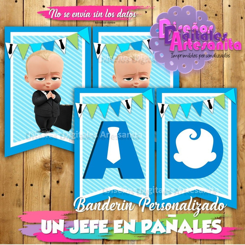 Kit Imprimible Jefe En Pañales, Baby Boss, Bebe Jefazo Pdf 