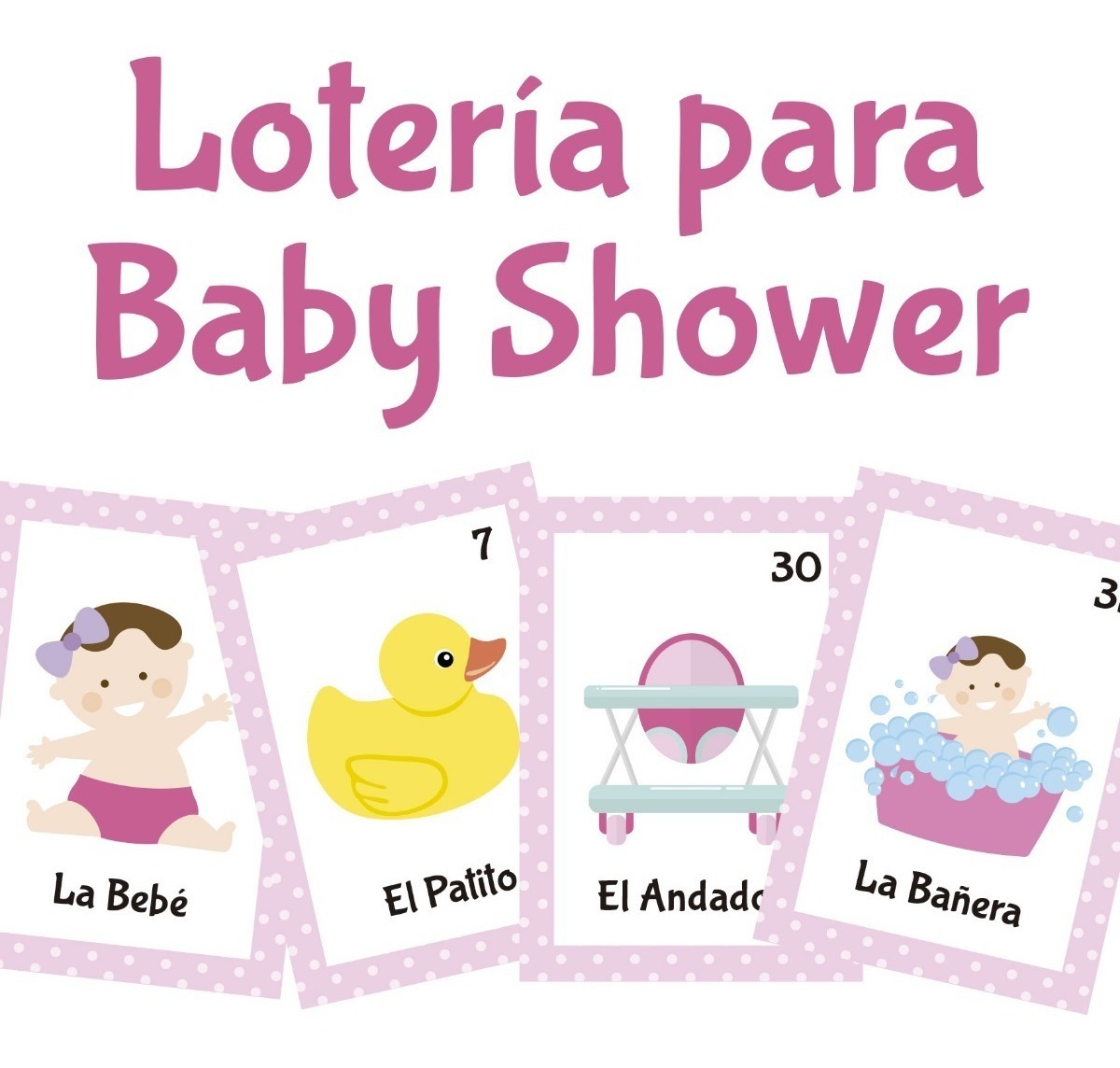 Lista 99 Foto Bingo Para Baby Shower Para Imprimir Gratis Pdf El último