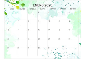 kit imprimible pdf calendarios almanaques 2020 calendario 2020 argentina