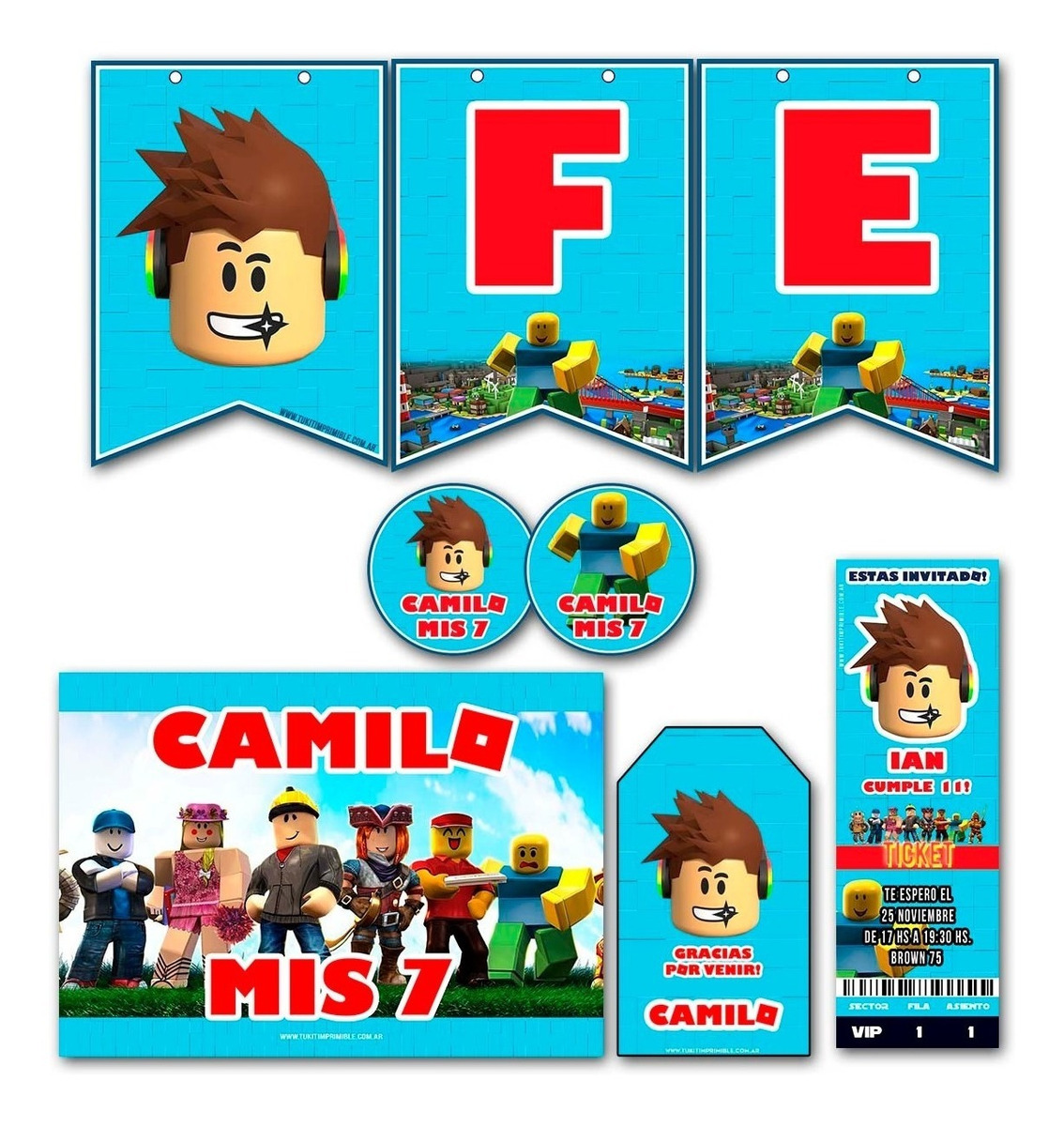 Kit Imprimible Roblox Candy Bar Personalizado Invitacion 600 - fotos de roblox personajes editados