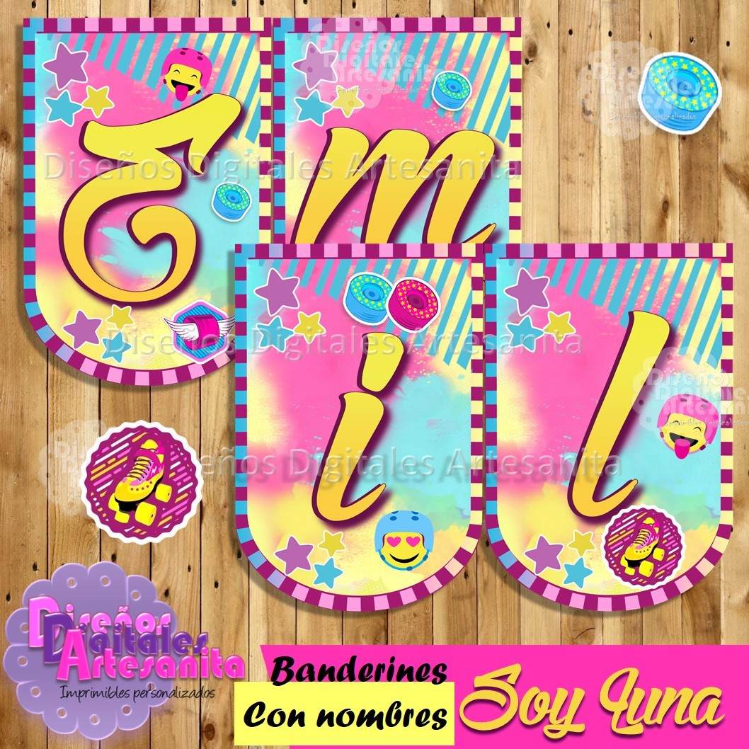 Kit Imprimible Soy Luna Personalizado Invitaciones Fiesta 