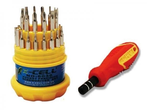 Kit Jogo Chaves Philips Preciso Relgio Celular Notebook 31 - R