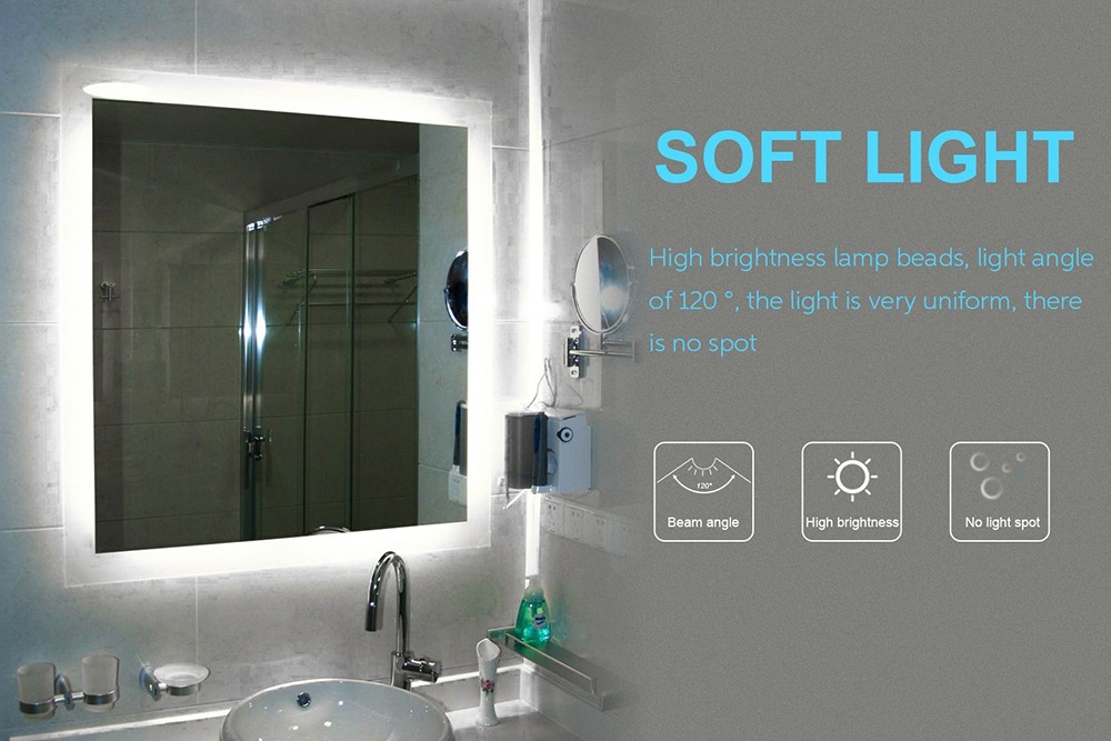 Kit Led Vanity Espelho De Luz Com Dimmer E Poder Por Maquiag R Kit Led Vanity Espelho De Luz Com