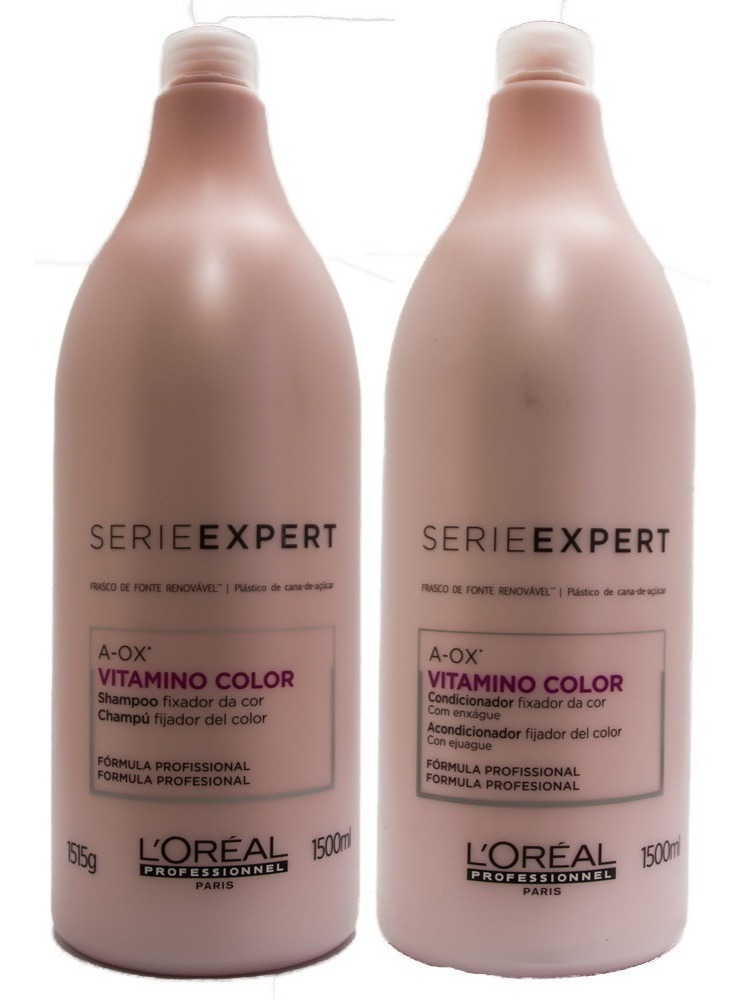 Kit Loreal Vitamino Color A.ox Shampoo Condicionador 1,5l - R$ 492,49 em  Mercado Livre