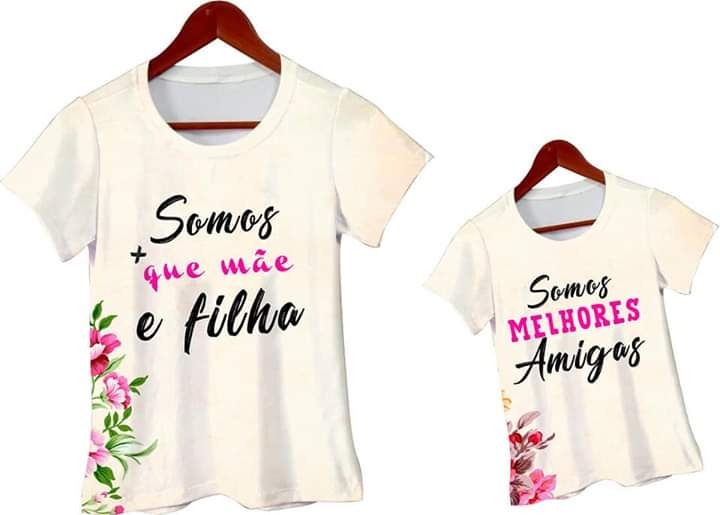 blusas tal mãe tal filha mercado livre