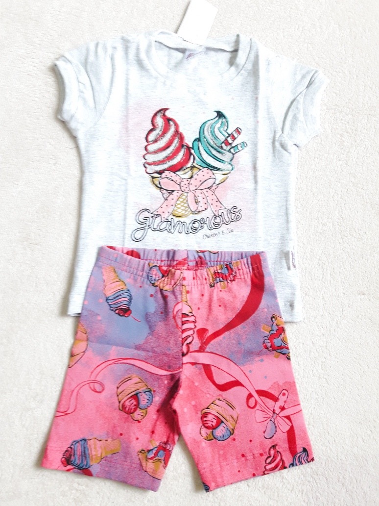 Sodawn 2019 Verão Crianças Meninas Conjuntos de Roupas de