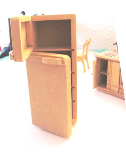 Kit muebles casa muñeca barbie juguete pintar decoracion ... Muebles kit