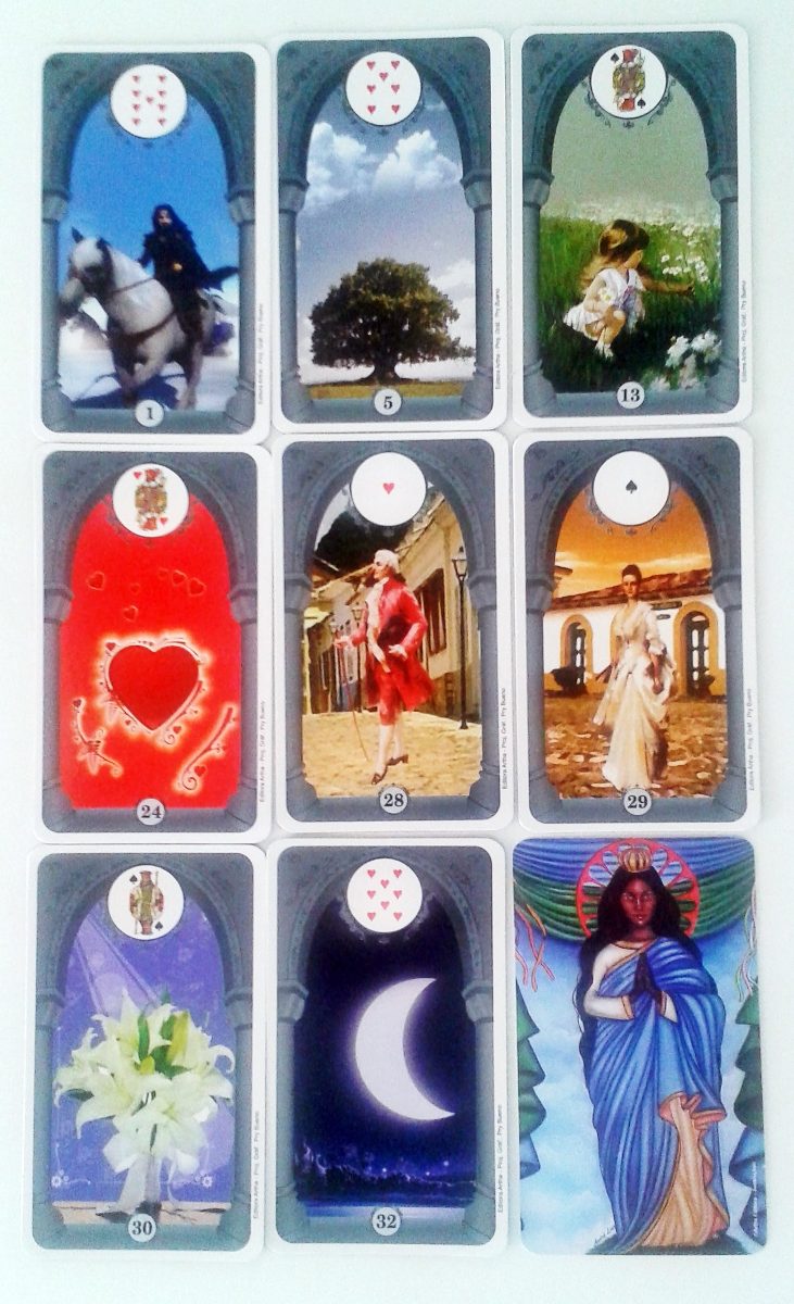 Kit Oráculo: Tarot Marselha + Baralho Cigano Santa Sara 