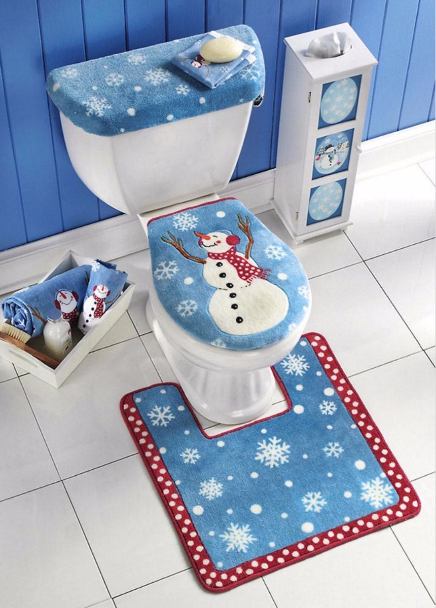 Kit Patrones Lenceria Navidad Juegos De Baños Muñecos 