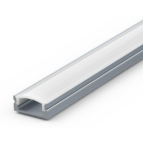 Kit Perfil Aluminio Para Tiras Led 1mt - Sobrepuesto