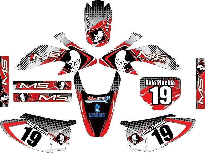 Kit Plotagem Adesivo Grafico Moto Trilha Crf 230 Md 2008 R$ 192,00 em Mercado Livre Mueble Aparador Jardin ~ Kit Plotagem Adesivo Grafico Moto Trilha Crf 230 Md 2008 R$ 192,00 em Mercado Livre