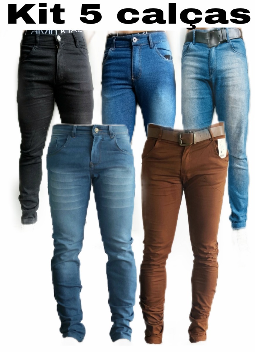 calca jeans masculina promocao