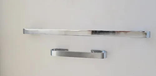 Kit Quadrado Porta Toalha Banho E Rosto Metal Inox