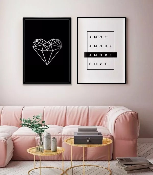 Download Kit Quadros Quarto Casal Geometrico Amor Linguas Namorados - R$ 119,90 em Mercado Livre