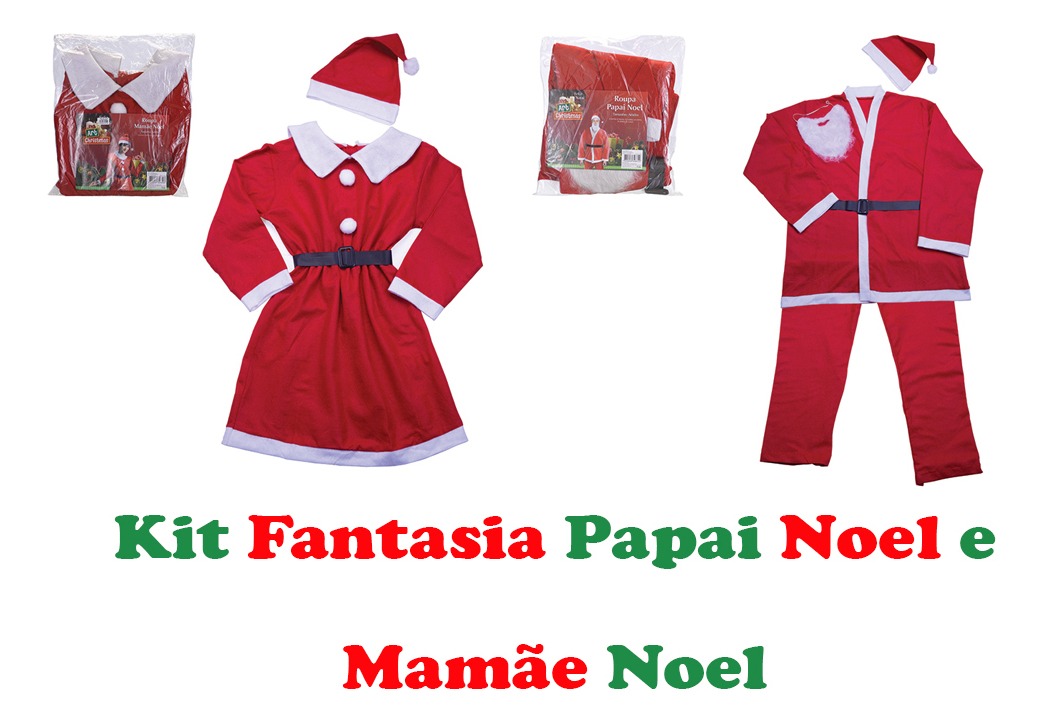 roupa de papai noel adulto