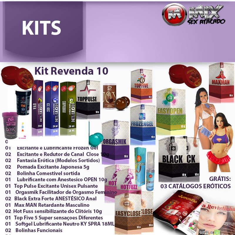 Kit Sexshop Revenda 10 R 149 38 Em Mercado Livre