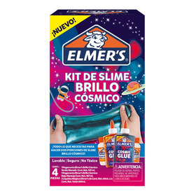 Kit Slime Cosmic Elmers 4 Piezas