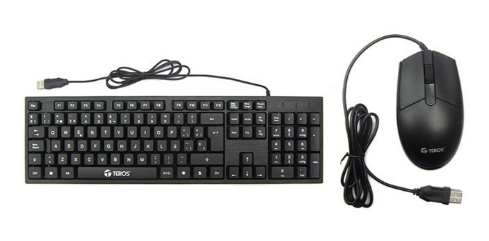 Kit Teclado Y Mouse Teros Ted8700, Usb, Español, Óptico. - S/ 35,00 en  Mercado Libre