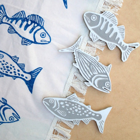 Kit X3 Sellos Peces  - Cupa Home Deco