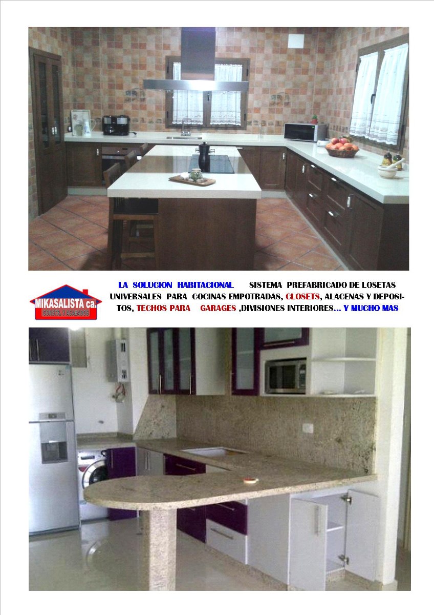 Kits Para Construir Cocinas Empotradas,closets Y Techos - Bs. 500,00 en