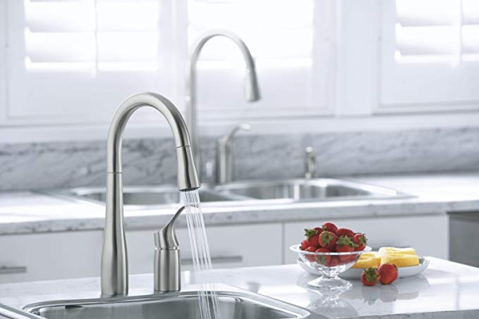 Kohler K 647 Vs Simplice Pull Down Kitchen Sink Faucet Vib Kohler K 647 Vs Simplice Pull Down Kitchen Sink Faucet Vib
