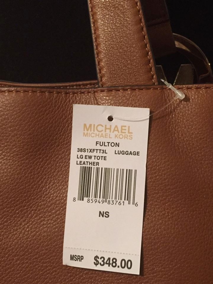 Bolsa Michael Kors Fulton Nueva con Etiquetas Bolsa De
