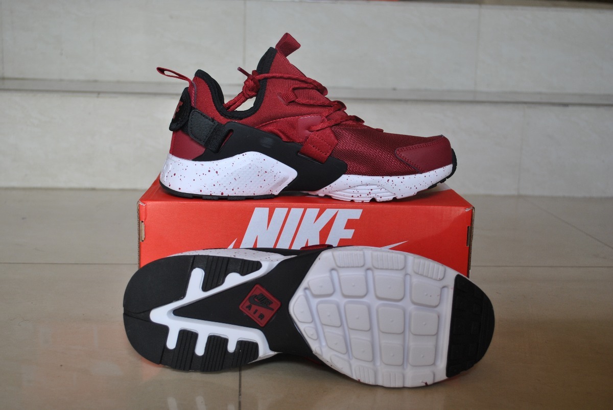 Kp3 Zapatos Caballeros Nike Air Huarache City Vino Tinto - Bs. 203.000,00  en Mercado Libre